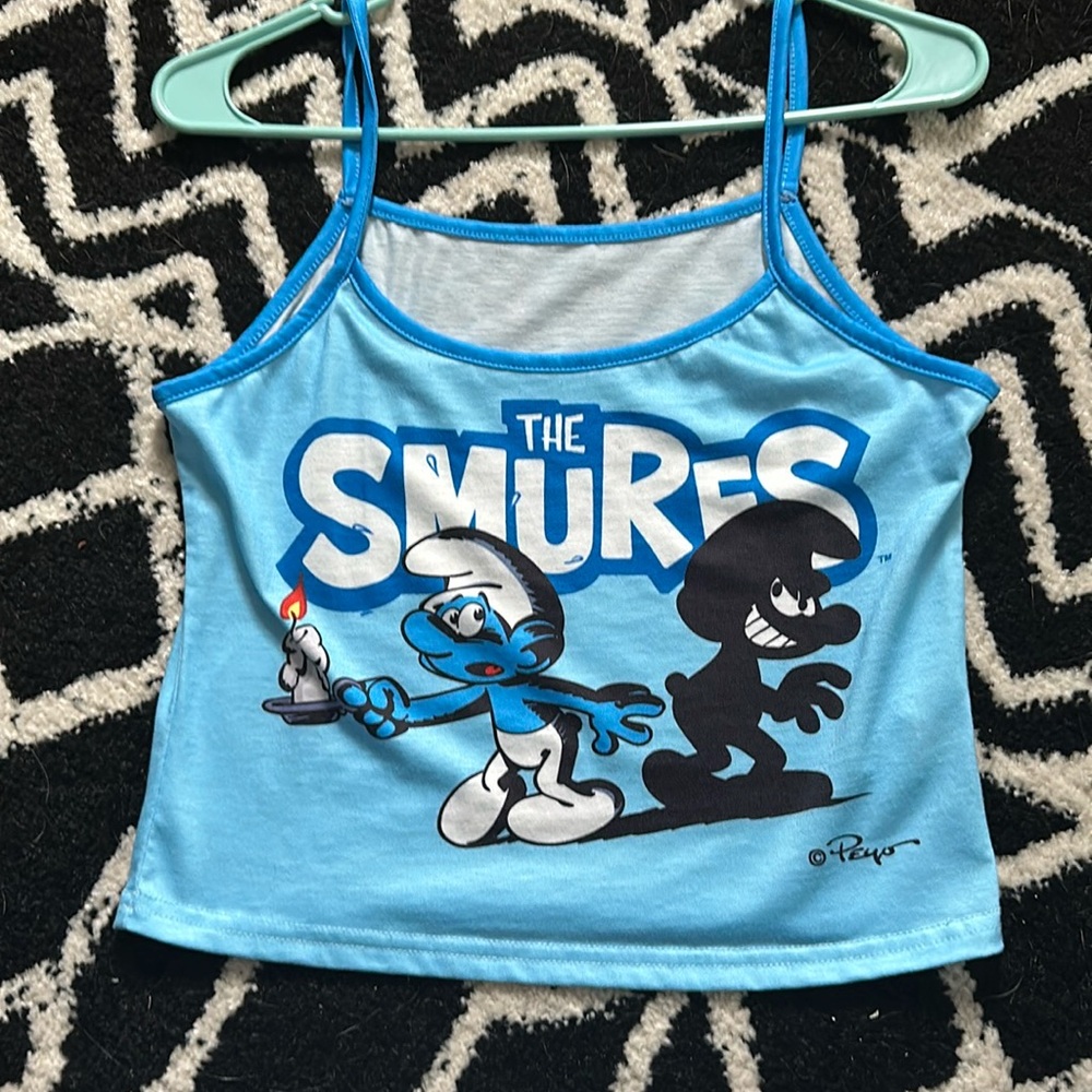 The Smurfs Pajama Set (Shorts and Tank)